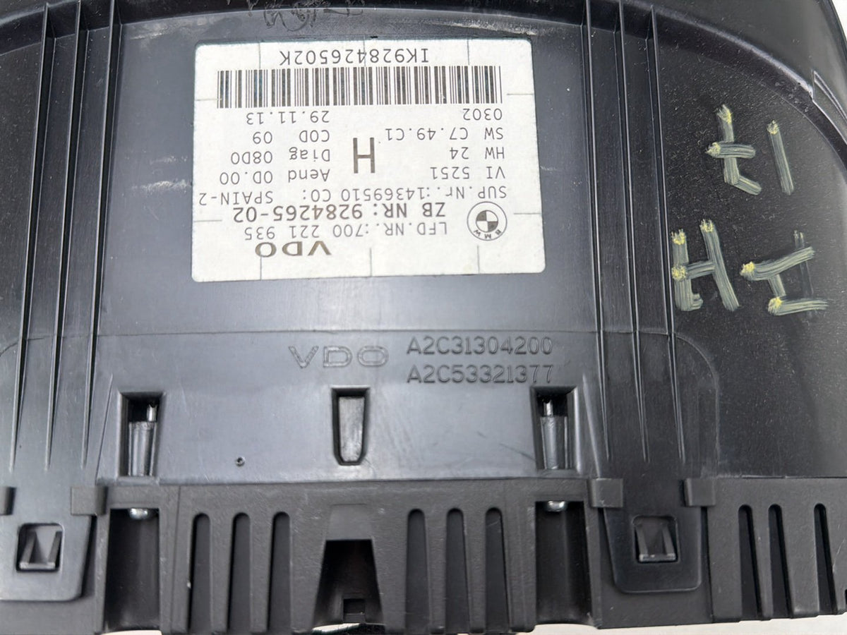 2013-2015 BMW X1 E84 Instrument Gauge Cluster Speedometer 9284265-02 OEM