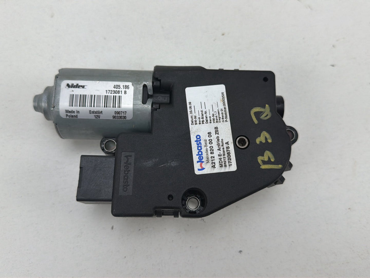 2010-2014 Mercedes-Benz E-Class- Electric Sunroof Shade Motor A2128200008 OEM