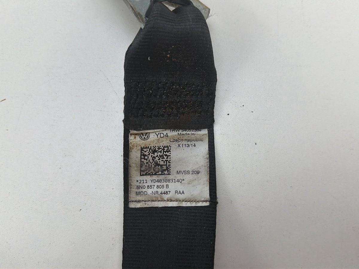 2013-2017 Volkswagen Tiguan Left Rear Seat Belt 5N0857805B OEM