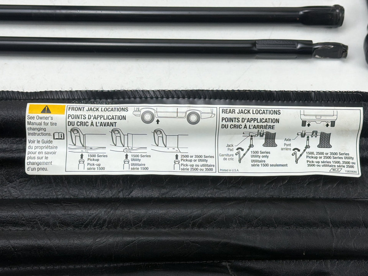 2007-2014 GMC Yukon XL 1500 Emergency Spare Tire Jack Tool Kit Set OEM