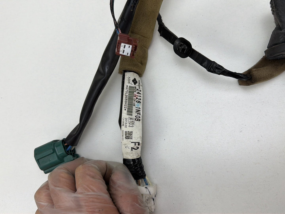 2010-2013 Infiniti G37-Rear Left Side Door Wiring Harness PN: 24126 1NF0B OEM