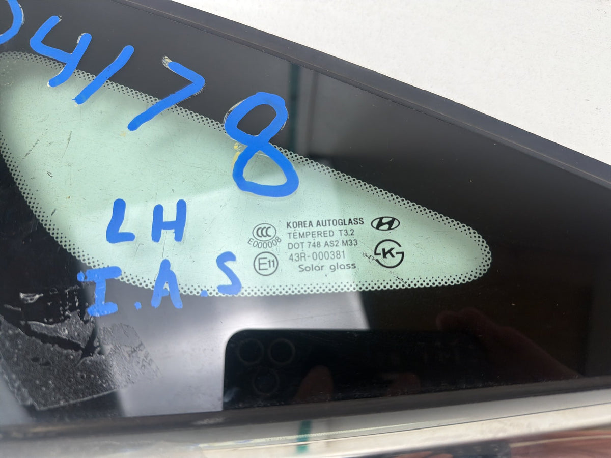 2011-2015 Hyundai Sonata Rear Left Driver Side Door Vent Quarter Glass OEM