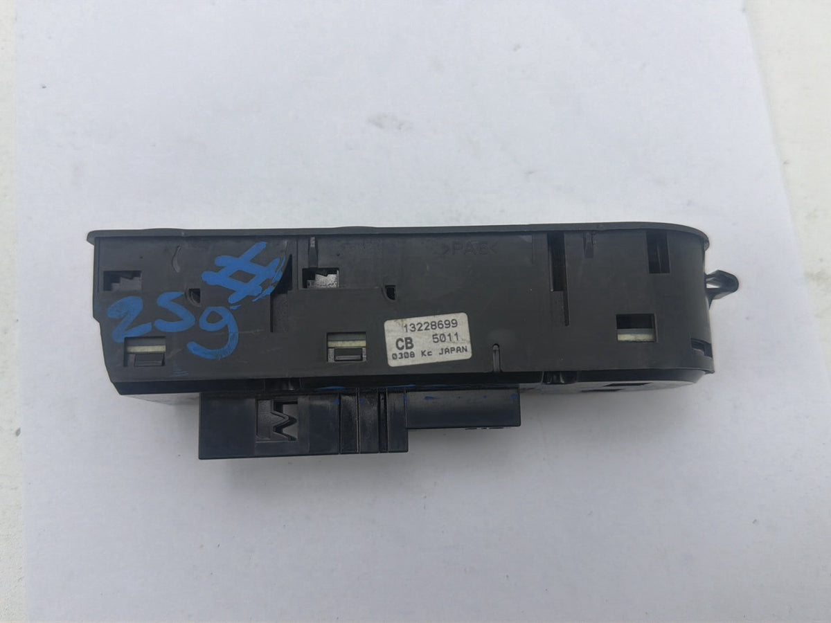 2008-2009 Saturn Astra Electric Front Window Mirror Switch 13228699 OEM