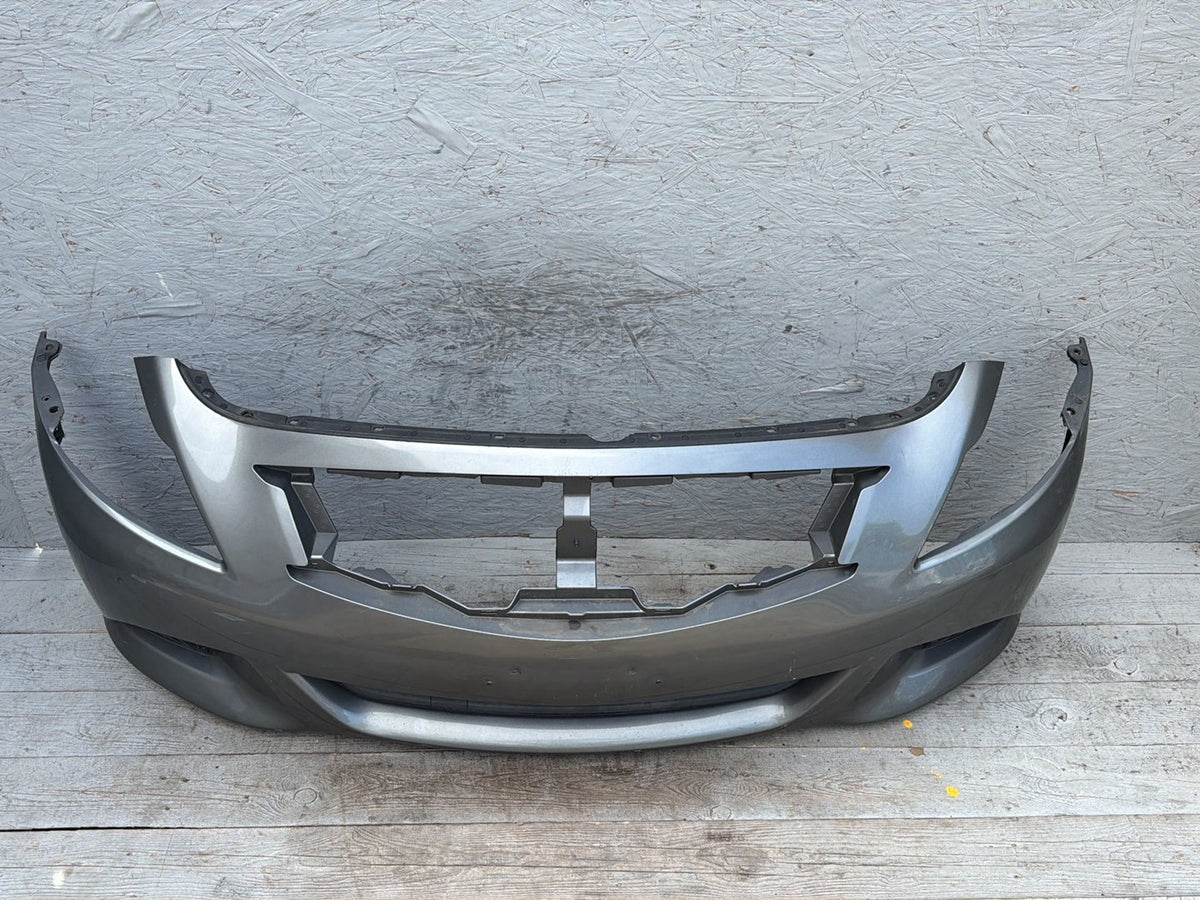 2009-2013 Infiniti G37 Front Bumper Cover Panel w/ Lower Grille OEM