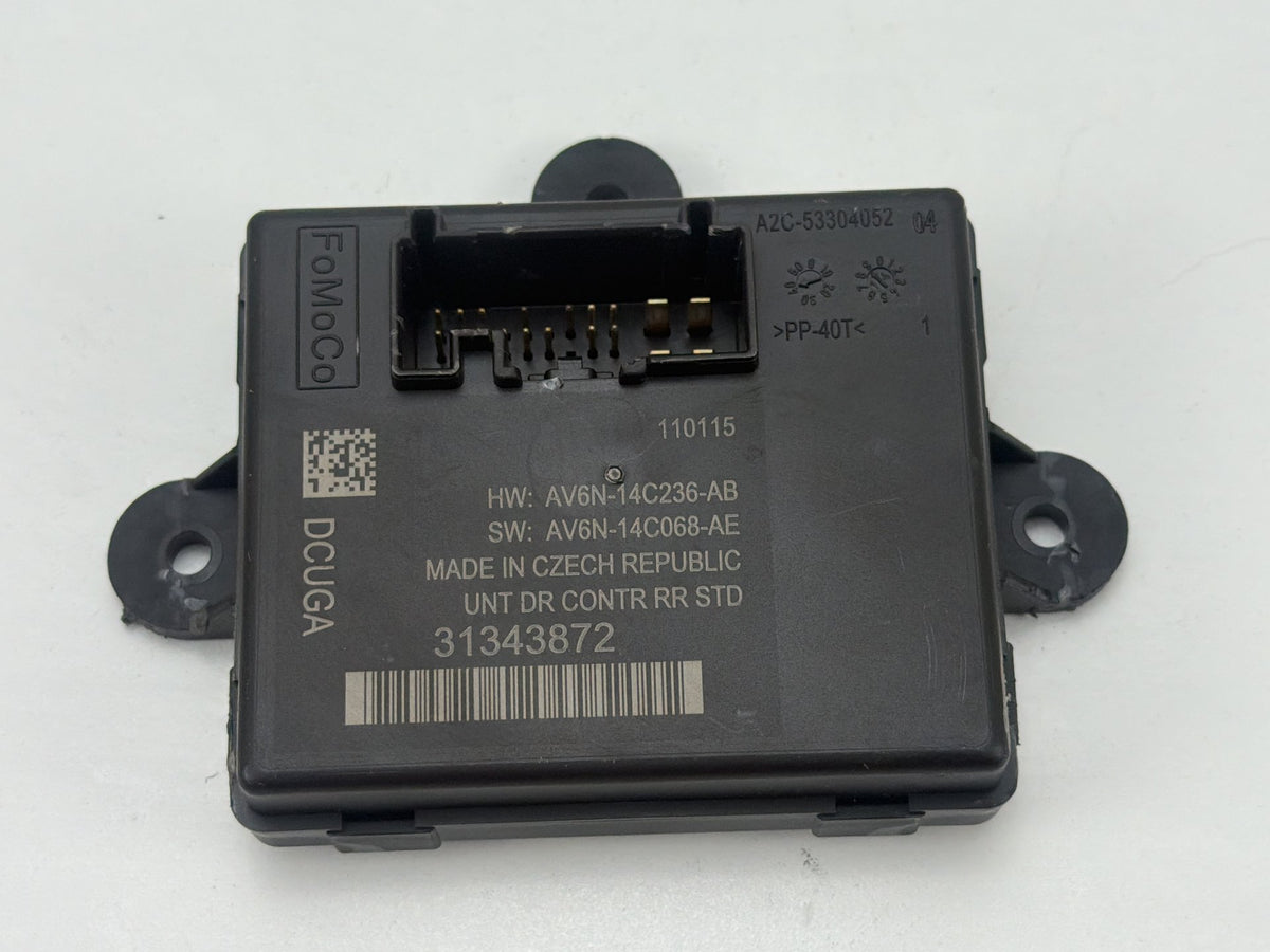 2011-2018 Volvo S60 Rear Right Door Control Module ECU 31343872 OEM