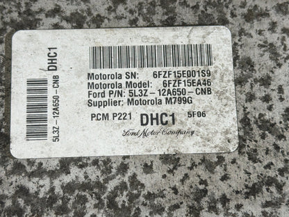 2005 Ford F-150 5.4L Engine Computer Control Module Unit ECU 5L3Z-12A650-CNB OEM