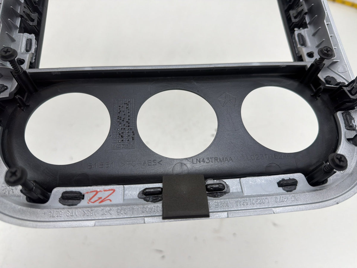 2011-2016 Jeep Compass Radio AC Climate Control Bezel Trim w/ Vents OEM