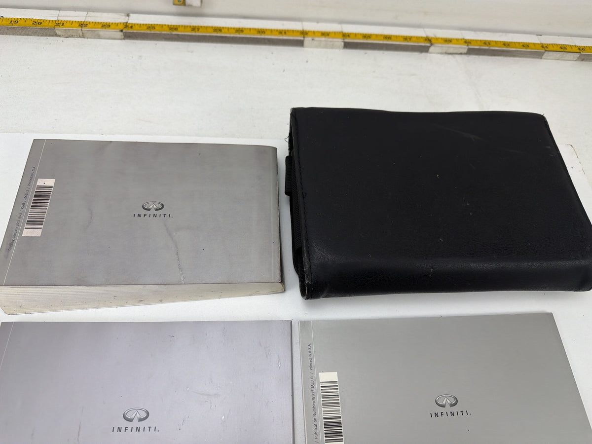 2011 Infiniti QX56 Owners Manual Case Portfolio Kit Set User Guide Book Set OEM