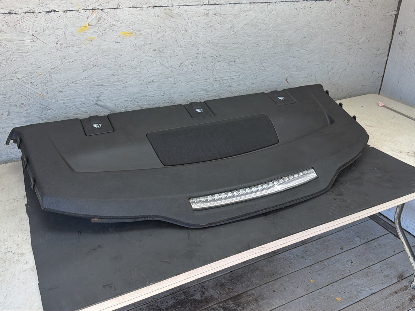 2014-2017 Maserati Ghibli M157 Rear Deck Parcel Shelf Trim Cover Panel OEM