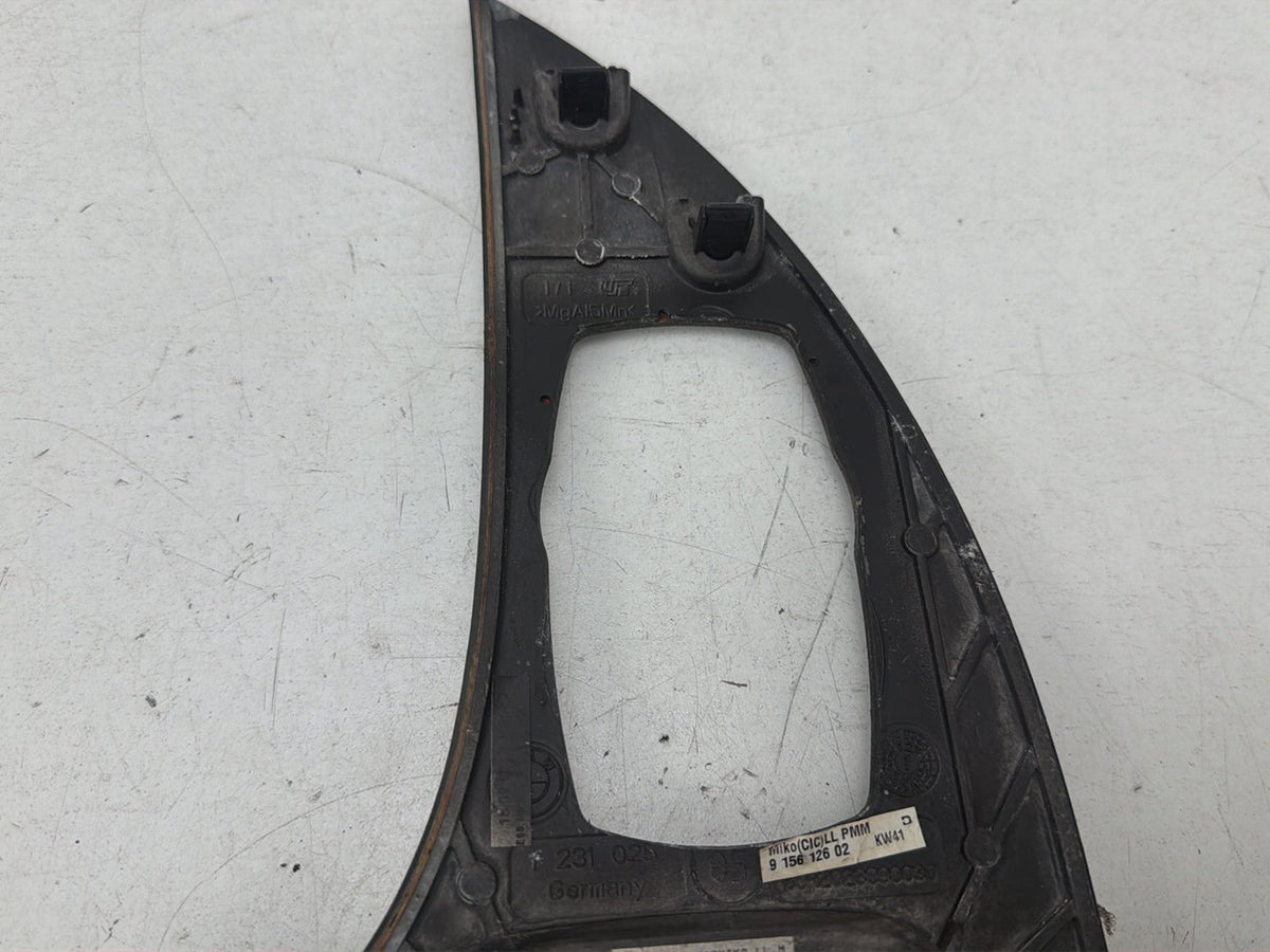 2008-2010 BMW 528i E60 Center Console Shifter Bezel Wood Trim Panel OEM