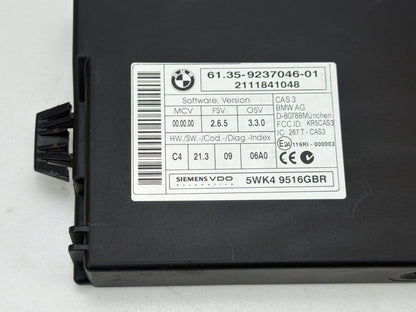 2009-2013 BMW 335i xDrive CAS Comfort Access Control Module 9237046 OEM