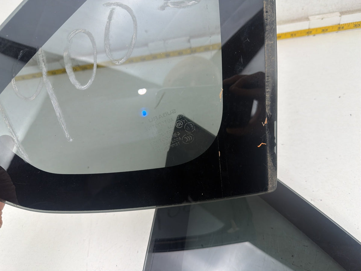2013-2017 Subaru XV Crosstrek Rear Right-Left Quarter Vent Glass Window Pair OEM
