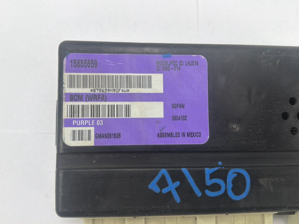 2005-2006 Chevrolet Equinox Body Control Module BCM 15855659 OEM