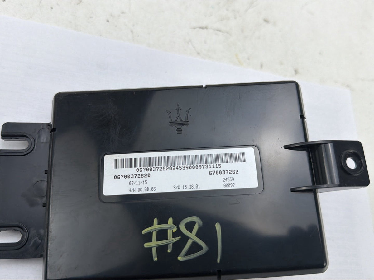 2014-2017 Maserati Ghibli Climate Control Module 670037262 OEM