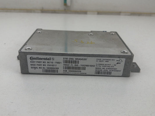 2009-2010 Pontiac Vibe Communication Control Module 86710-YV021 OEM