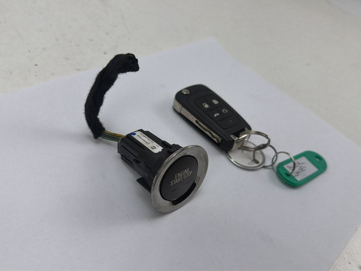 2010-2013 Buick LaCrosse Keyless Ignition Switch Button w/ Remote Key Fob OEM