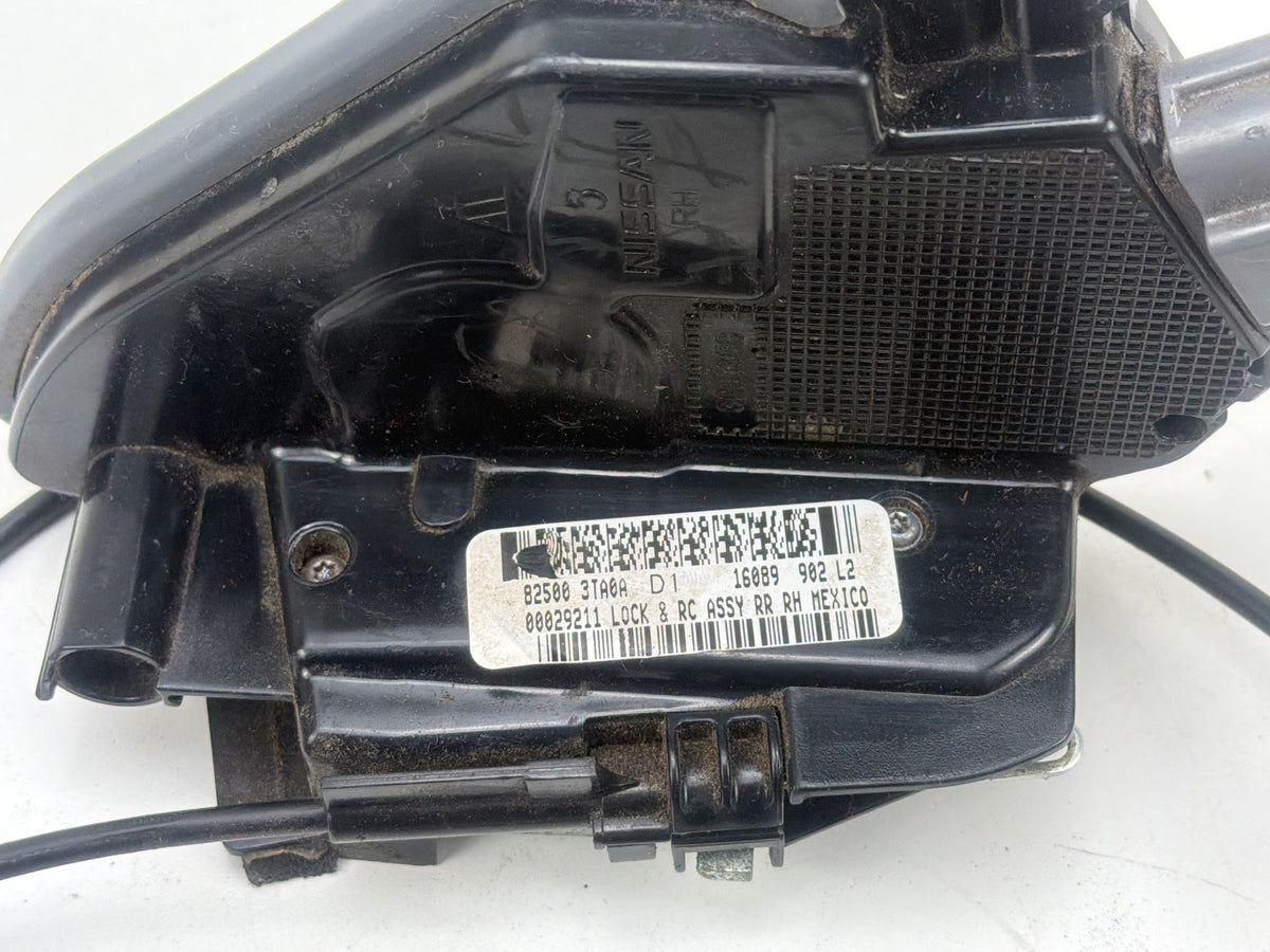 2013-2018 Nissan Altima Rear Right Side Door Lock Actuator Latch Carrier OEM