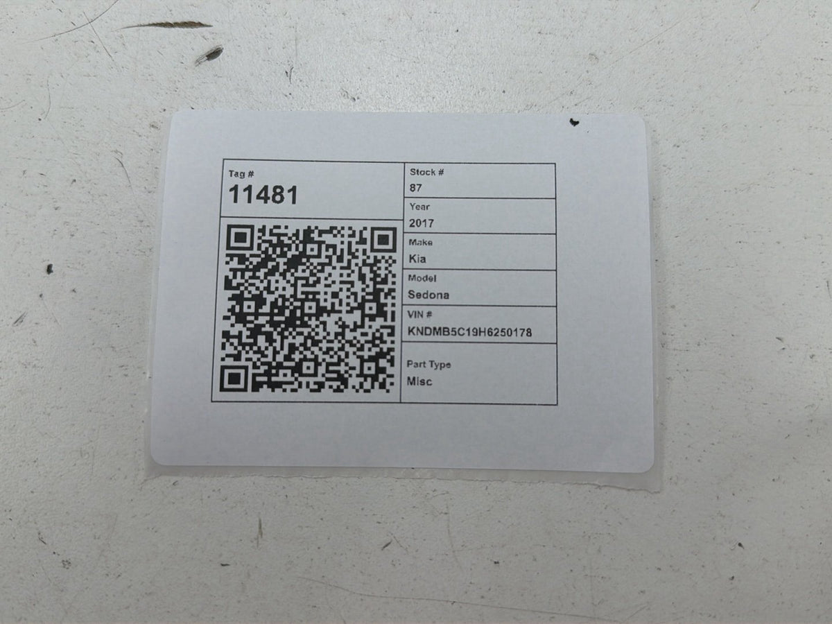 2015-2021 Kia Sedona KNDMB5C19H6250178 - Keyless Entry Antenna PN: 95420-A5200