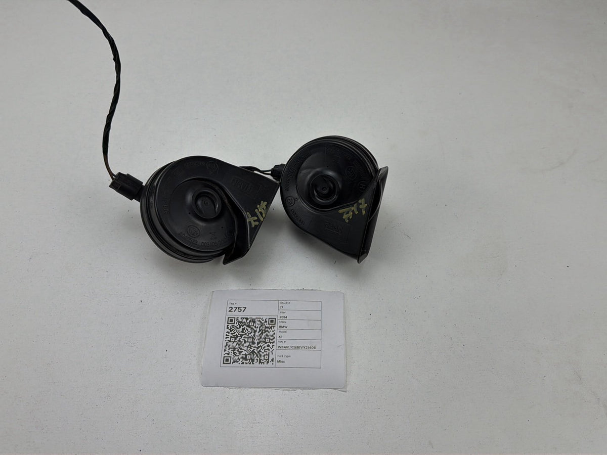 2013-2014 BMW X1 E84 SUV Horn Alarm Tone Set OEM