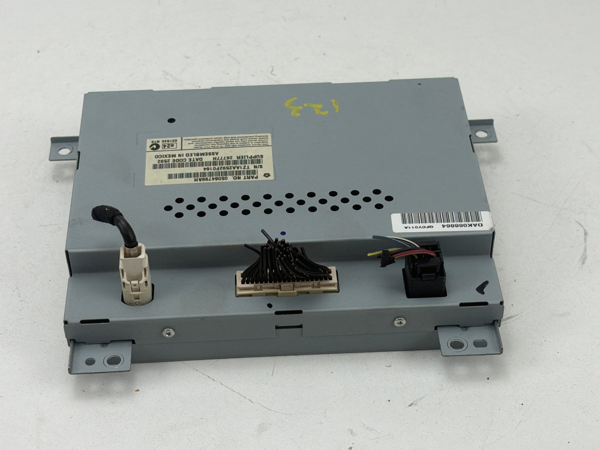 2011-2014 Dodge Charger Information Navigation Radio Display Screen Monitor OEM