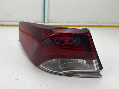 2018-2019 Hyundai Sonata Left Side Outer Quarter Panel Halogen Tail Light OEM