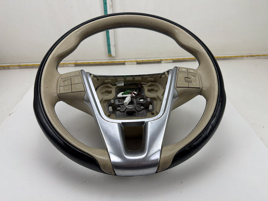 2011-2018 Volvo S60 Two-Tone Black/Beige Leather Steering Wheel w/ Switches OEM