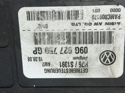 2009 Volkswagen CC Transmission Control Module TCM 09G927750GP OEM