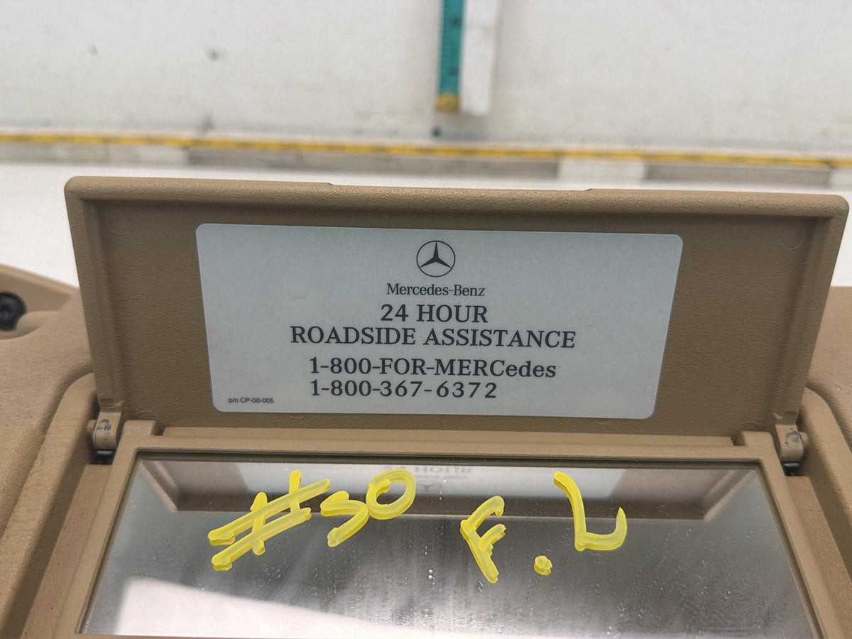 2007-2012 Mercedes-Benz GL450 GL-Class X164 Front Right-Left Sun Visor Pair OEM
