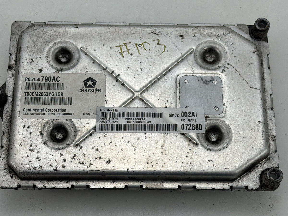 2011-2015 Jeep Grand Cherokee Engine Computer/ ECU Control Module 68172002AI OEM