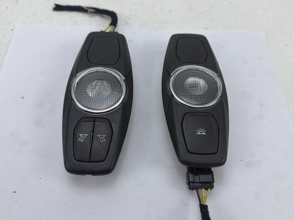 2011-2015 Ford Explorer Rear Roof Overhead Dome Reading Map Light Lamps Pair OEM