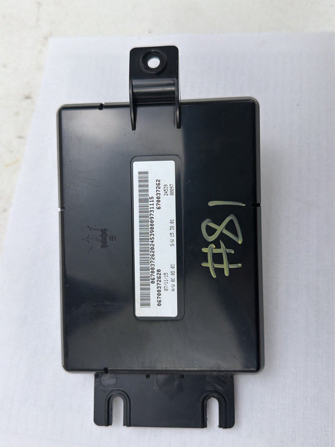2014-2017 Maserati Ghibli Climate Control Module 670037262 OEM