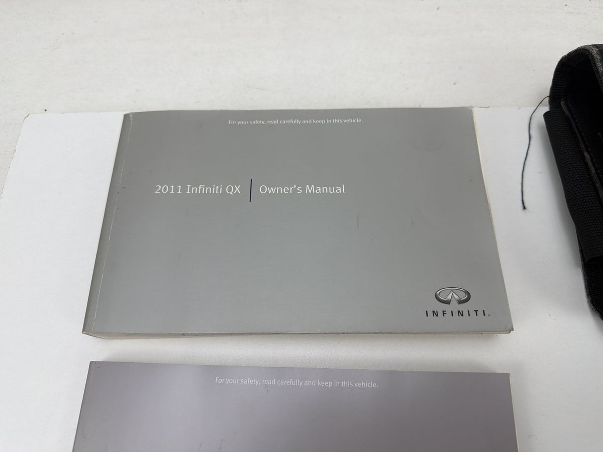 2011 Infiniti QX56 Owners Manual Case Portfolio Kit Set User Guide Book Set OEM
