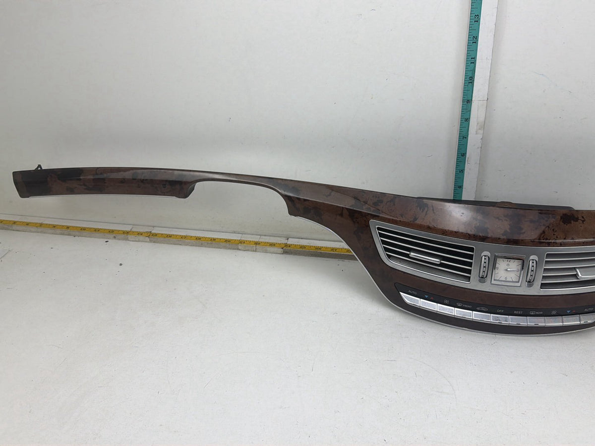 2007-2013 Mercedes-Benz S500 S-Class W221 Wood Dash Center Air Vent Trim Panel OEM