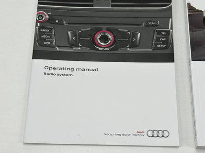 2017 Audi Q5 8R Owners Manual Handbook Set with Case OEM