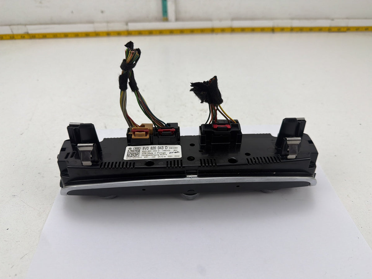 2015-2016 Audi A3 AC Heater Temperature Climate Control 8V0820043D OEM