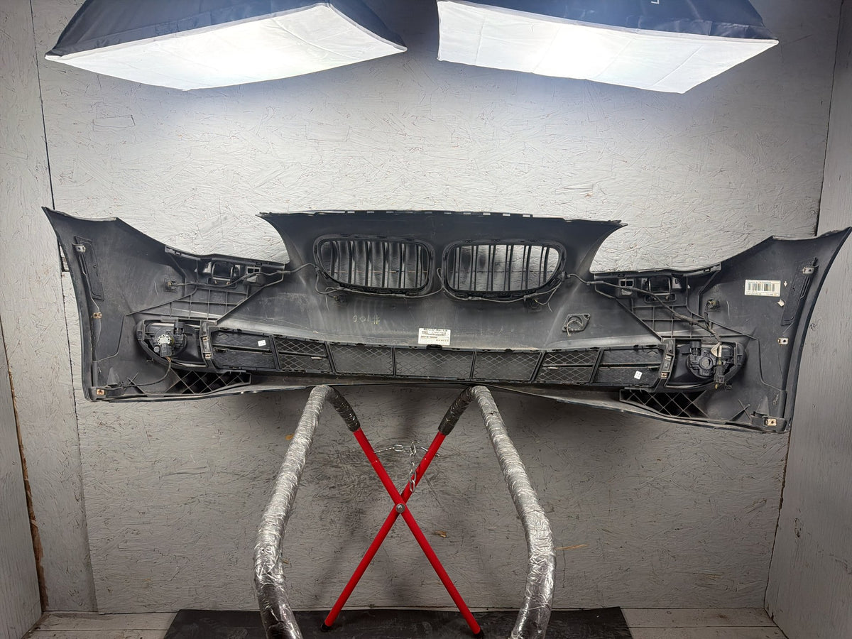 2011-2013 BMW 550i xDrive F10 Front Bumper Cover Grilles Fog Lights Set OEM
