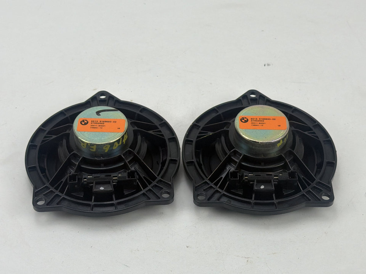 2011-2013 BMW 550i xDrive F10 Sound Door Speakers Pair 6513 9169693-02 OEM