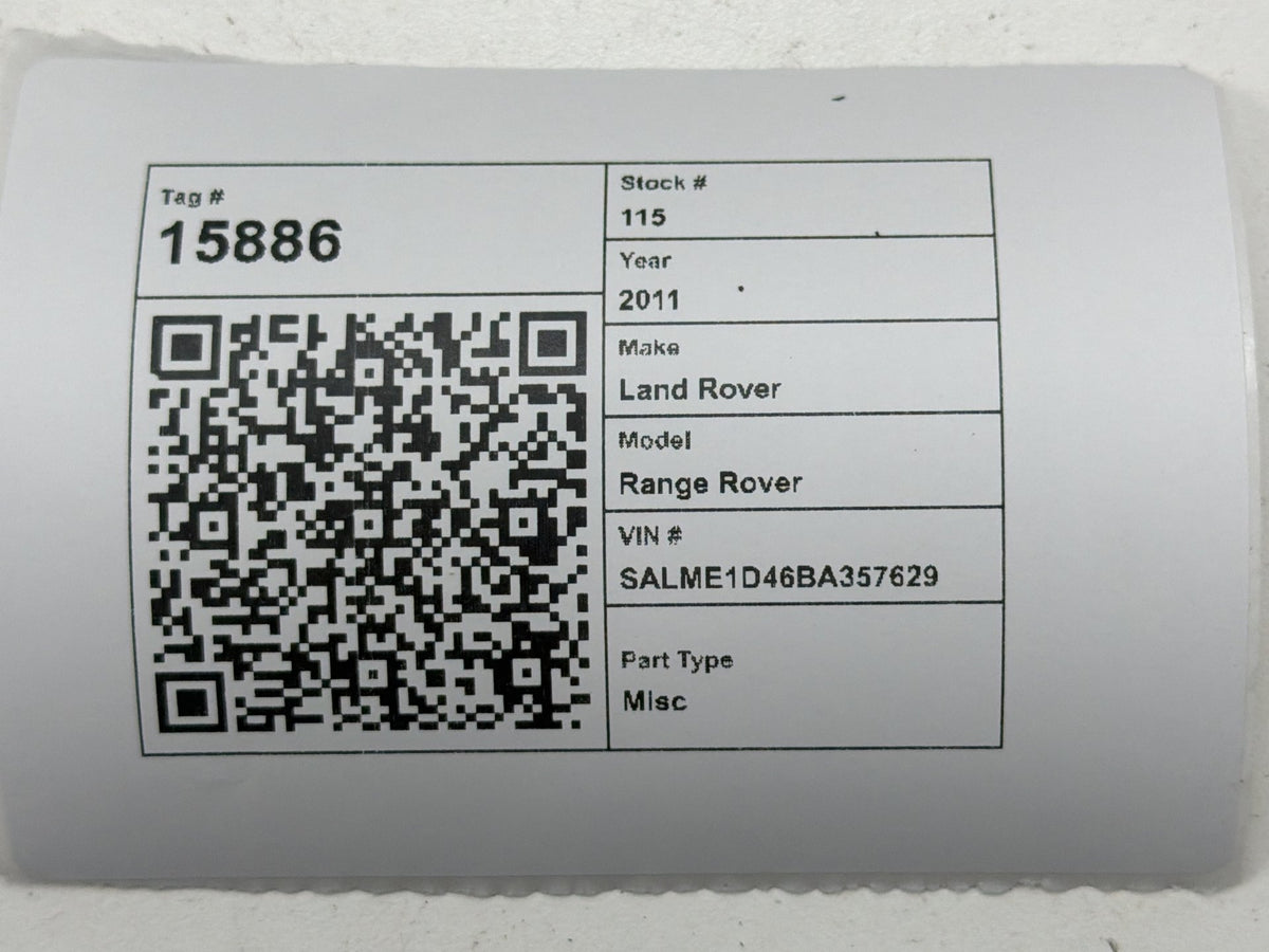 2010-2012 Land Rover Range Rover L322 Engine Control Module Cooling Fan ECU OEM