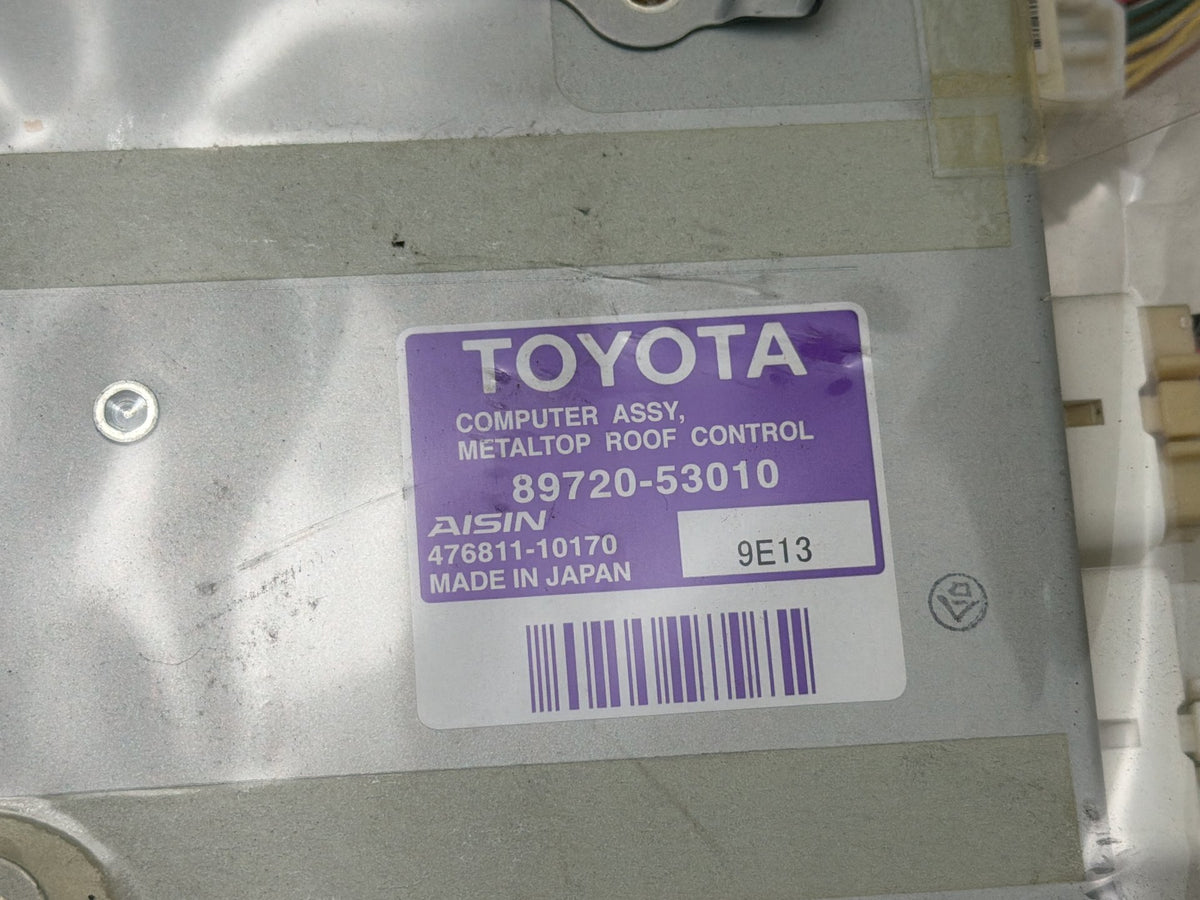 2010-2015 Lexus IS250 Metaltop Roof Control Module Computer ECU 89720-53010 OEM