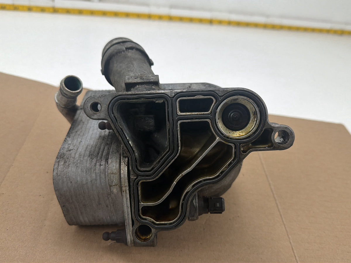 2008-2016 BMW 528i E60 Engine Oil Filter Housing Cooler 7516383 OEM