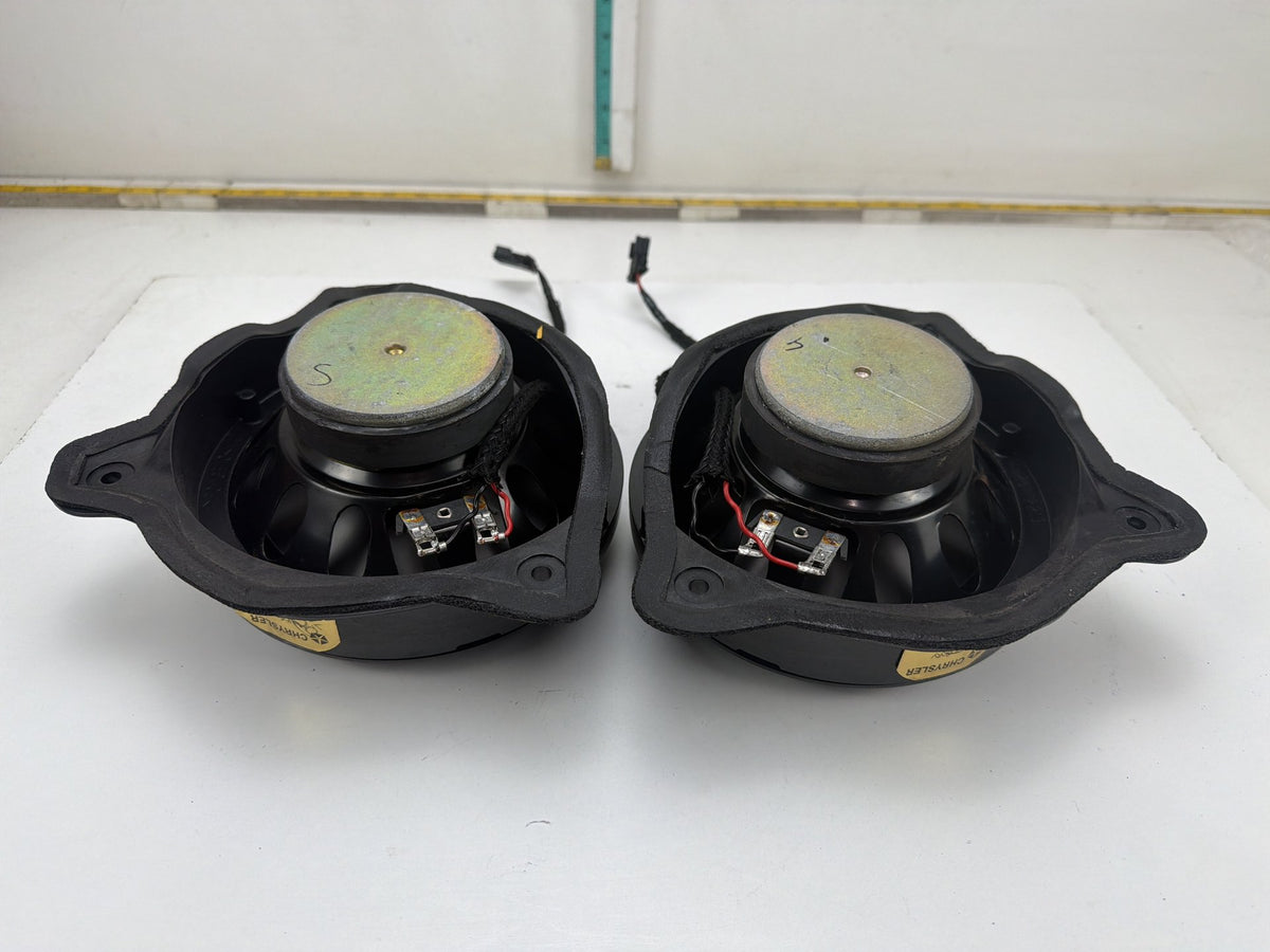 2004-2008 Chrysler Crossfire Front Left & Right Side Door Speaker Set of 2 OEM