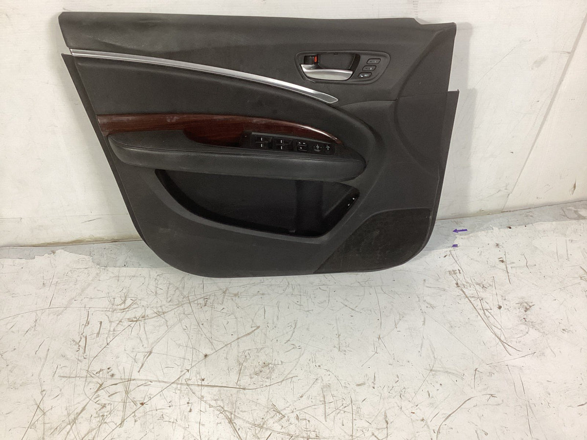 2014 - 2020 Acura MDX Front & Rear Left Side Interior Door Trim Panel OEM.