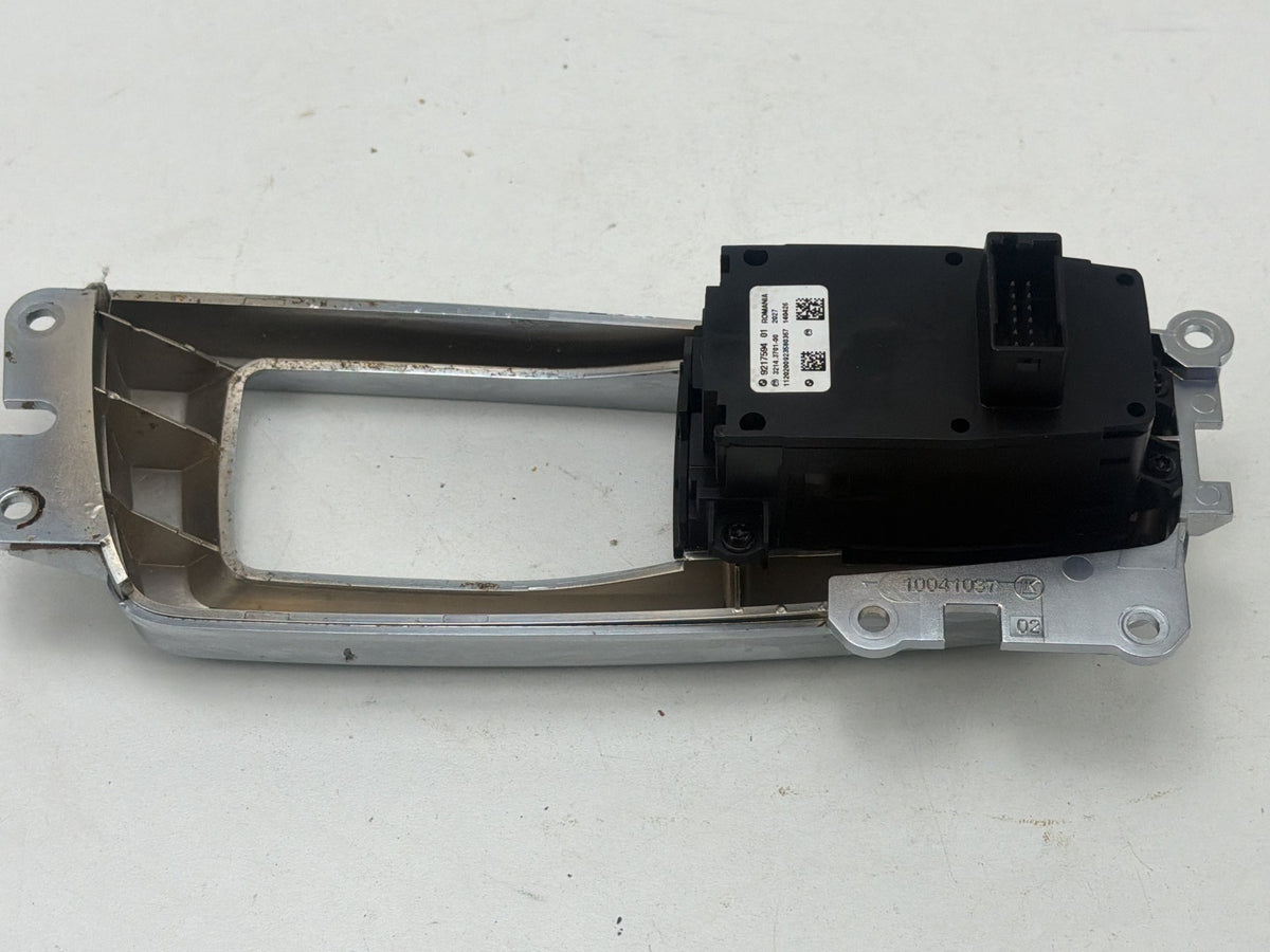 2011-2016 BMW 550i xDrive Central Console Parking Brake Switch With Trim OEM