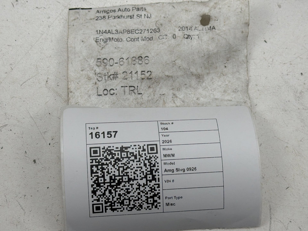 2013-2014 Nissan Altima 2.5L Engine Control Module Unit ECU NEC008-043 OEM