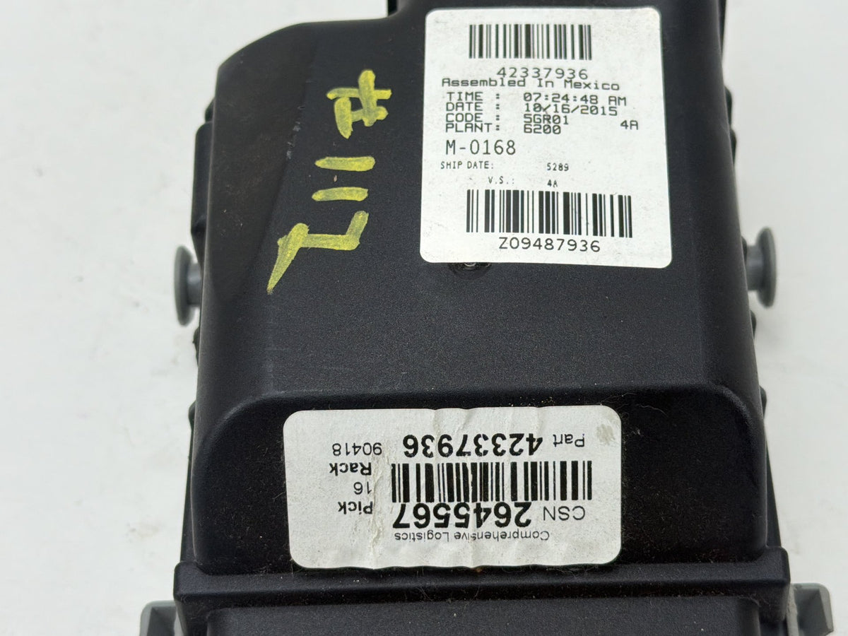 2011-2016 Chevrolet Cruze J300 Cabin Fuse Relay Box 13222786 OEM