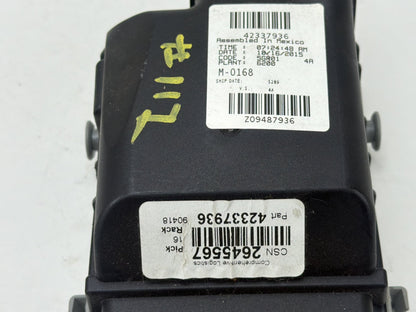 2011-2016 Chevrolet Cruze J300 Cabin Fuse Relay Box 13222786 OEM