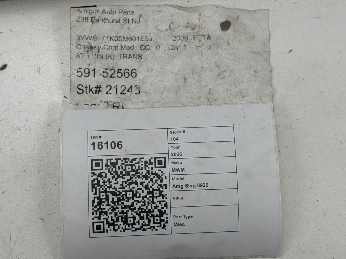 2005-2006 Volkswagen Jetta - Transmission Computer Module 09G 927 750 AS OEM