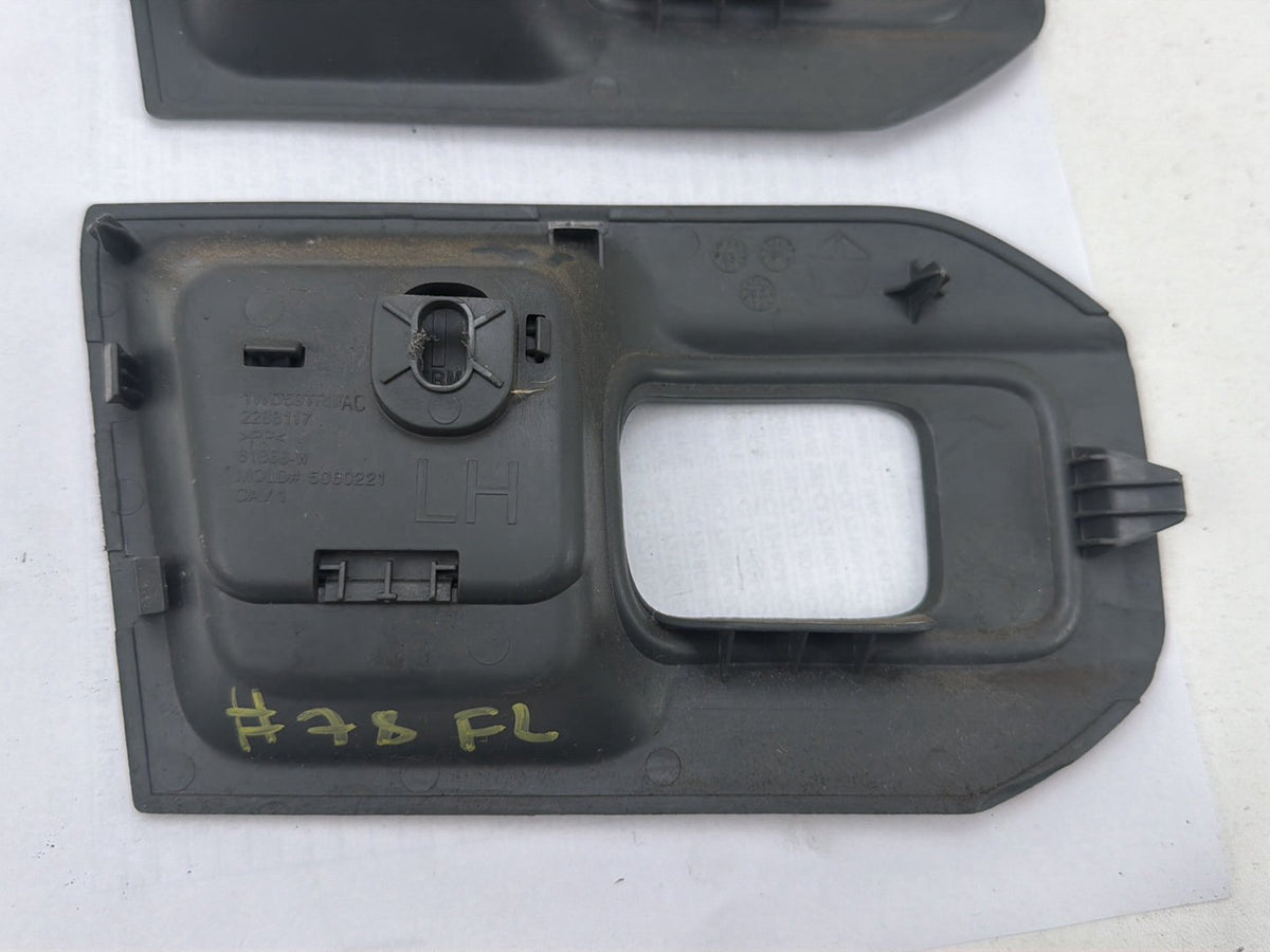 2013-2018 Ram 1500 Front Left Rear Left Inside Door Handle Switch Bezel Set OEM