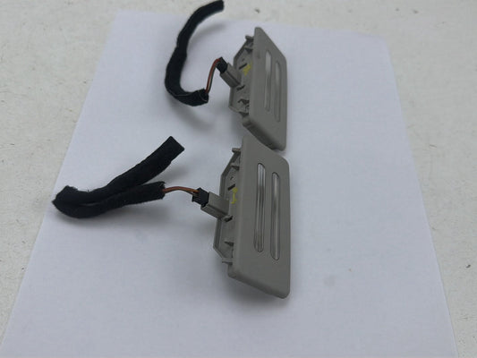 2008-2010 BMW 528i E60 Front Left & Right Sun Visor Vanity Light Set of 2 OEM