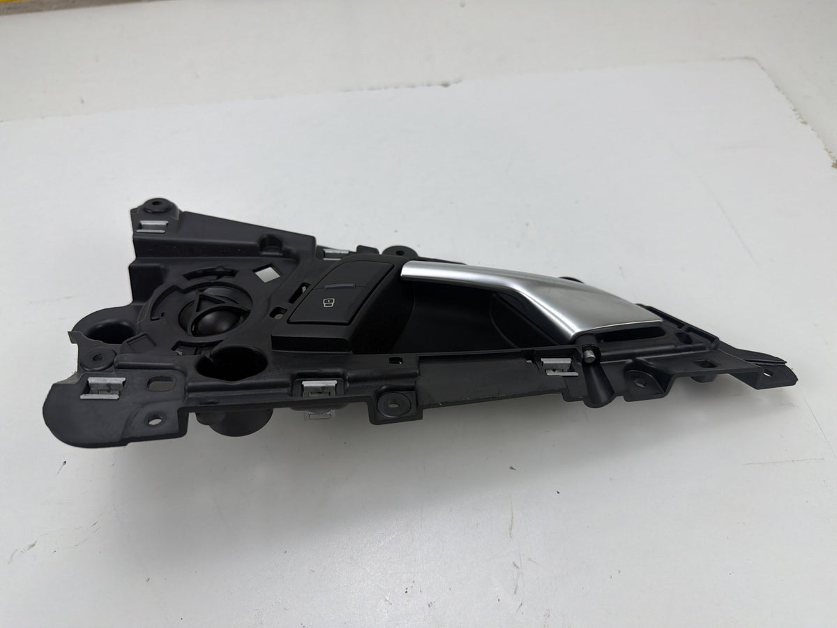 2012-2018 Audi A7 Quattro Rear Left Interior Door Handle w/ Tweeter Speaker OEM